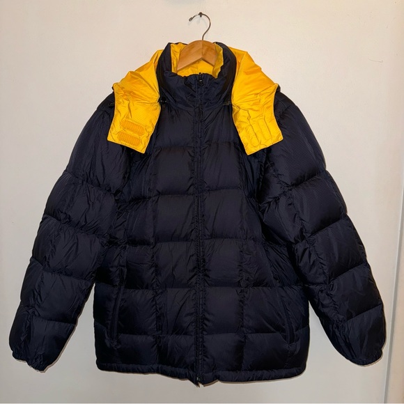 Lands’ End Reversible Goose Down Puffer Coat  Women’s Size Large 14/16 - Picture 1 of 14